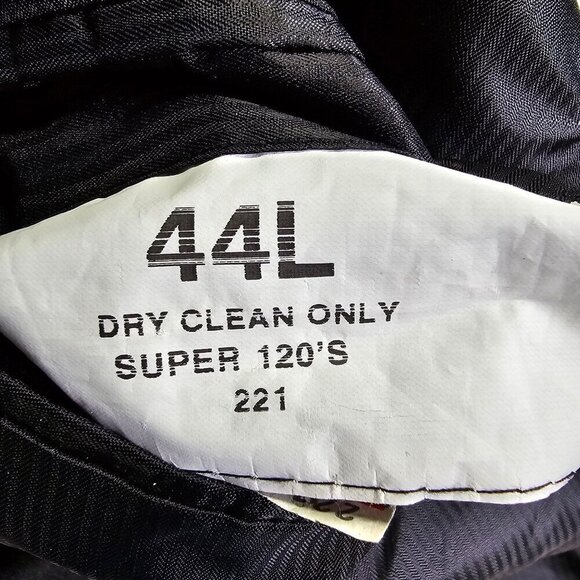 Lubiam Loro Piana Black Two Button Tuxedo Jacket, Men's 44L - Picture 8 of 12